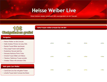 Tablet Screenshot of heisse-babes.com